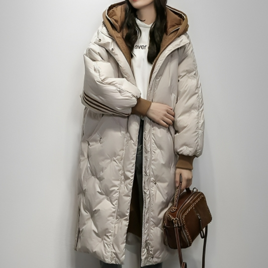 Nancy | Women's Oversized Hooded Puffer Coat - Image 1