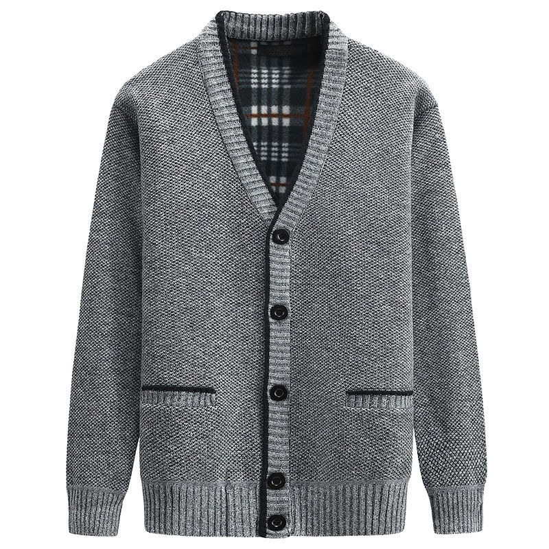 Clarence | Men's Button-Down Knit Cardigan - Image 1