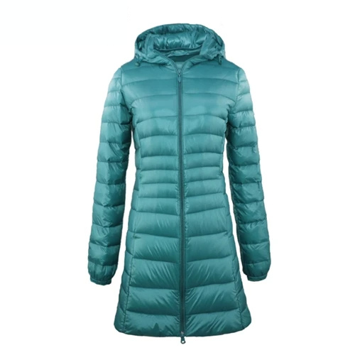 Dominique | Women's Hooded Long Puffer Jacket - Image 3