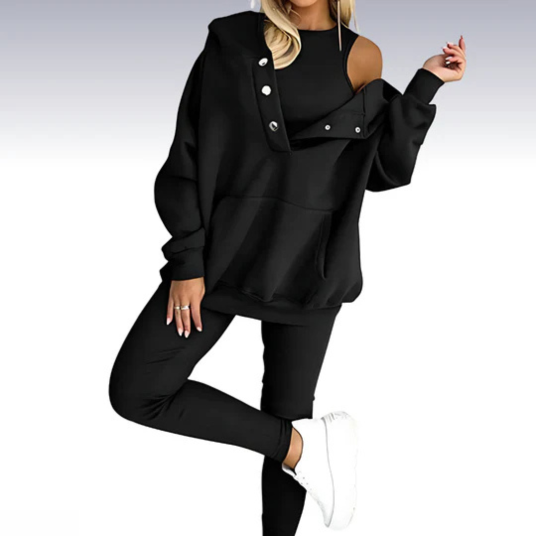 Bonnie | Women's Pullover Hoodie Two-Piece Set - Image 3
