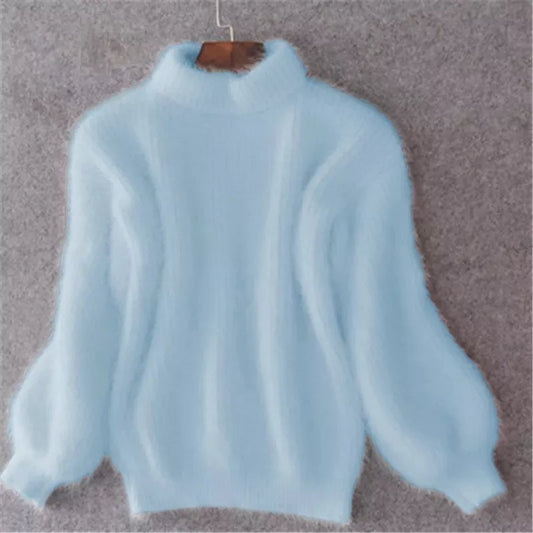 Mariah | Women's Balloon Sleeve Turtleneck Sweater - Image 1