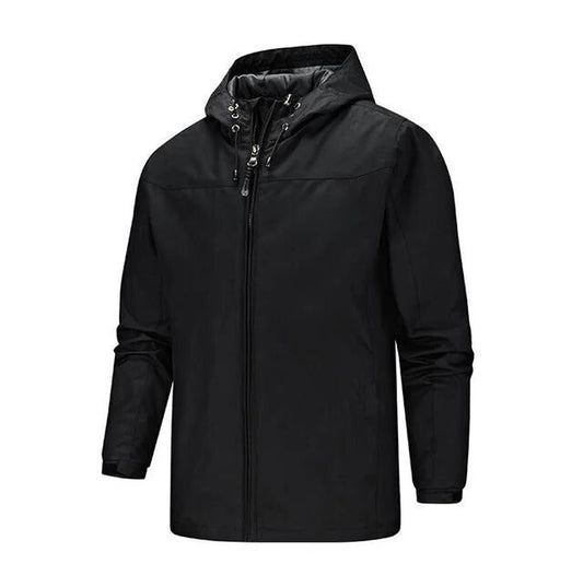 Darrell | Men's Hooded Zip-Up Jacket - Image 1
