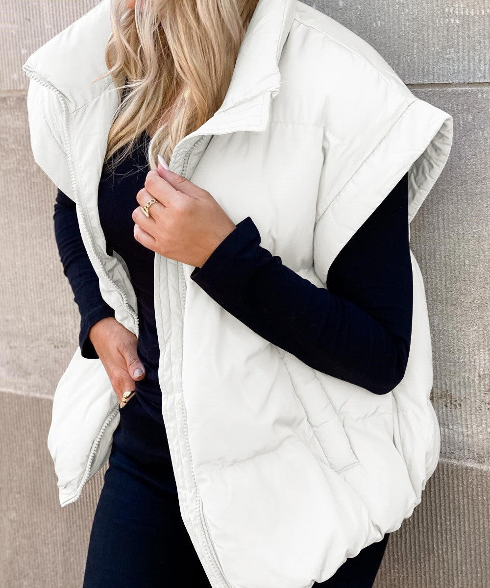 Maya | Women's Quilted Sleeveless Jacket - Image 8