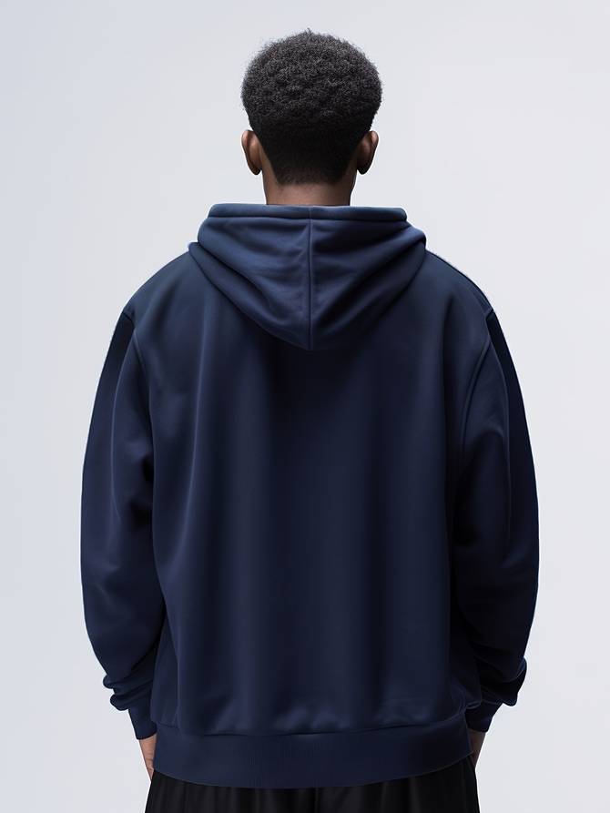 Harvey | Men's Oversized Full Zip Hoodie Jacket - Image 7