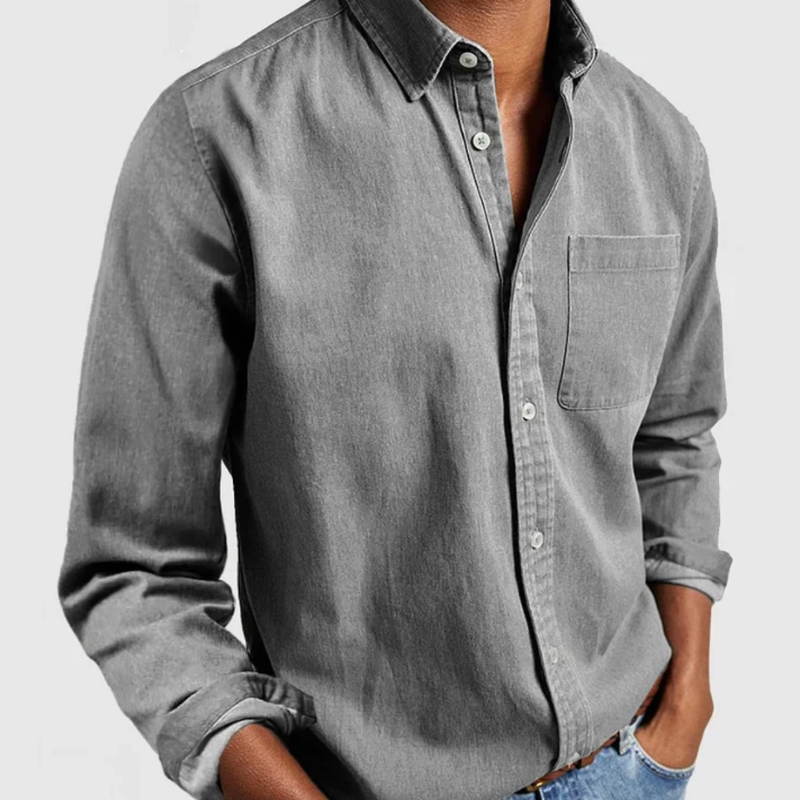 Landon | Men's Button-Down Casual Shirt - Image 4
