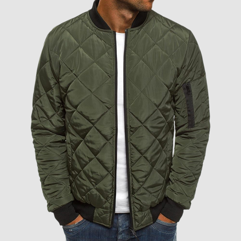 Dustin | Men's Slim-Fit Bomber Jacket - Image 4