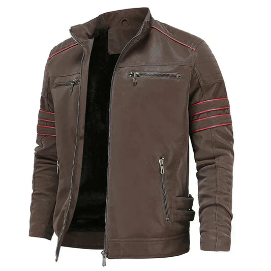 Mason | Men's Slim Fit Moto Jacket - Image 1