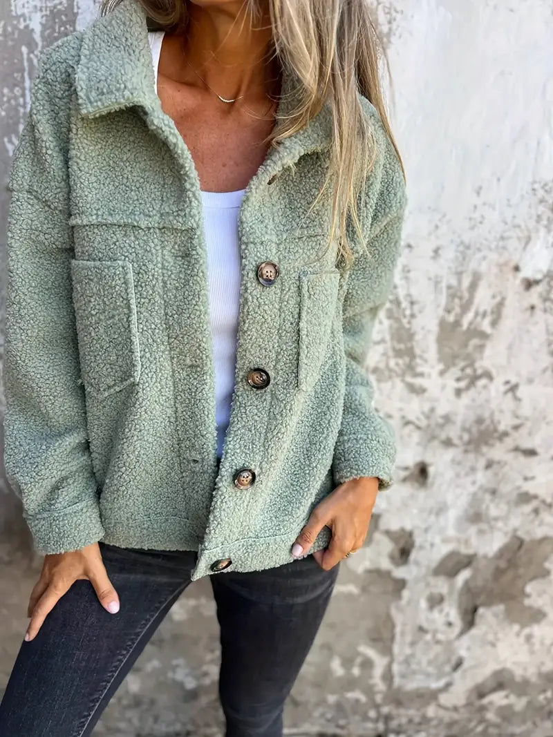 Jasmine | Women's Relaxed Fit Button-Down Jacket - Image 3