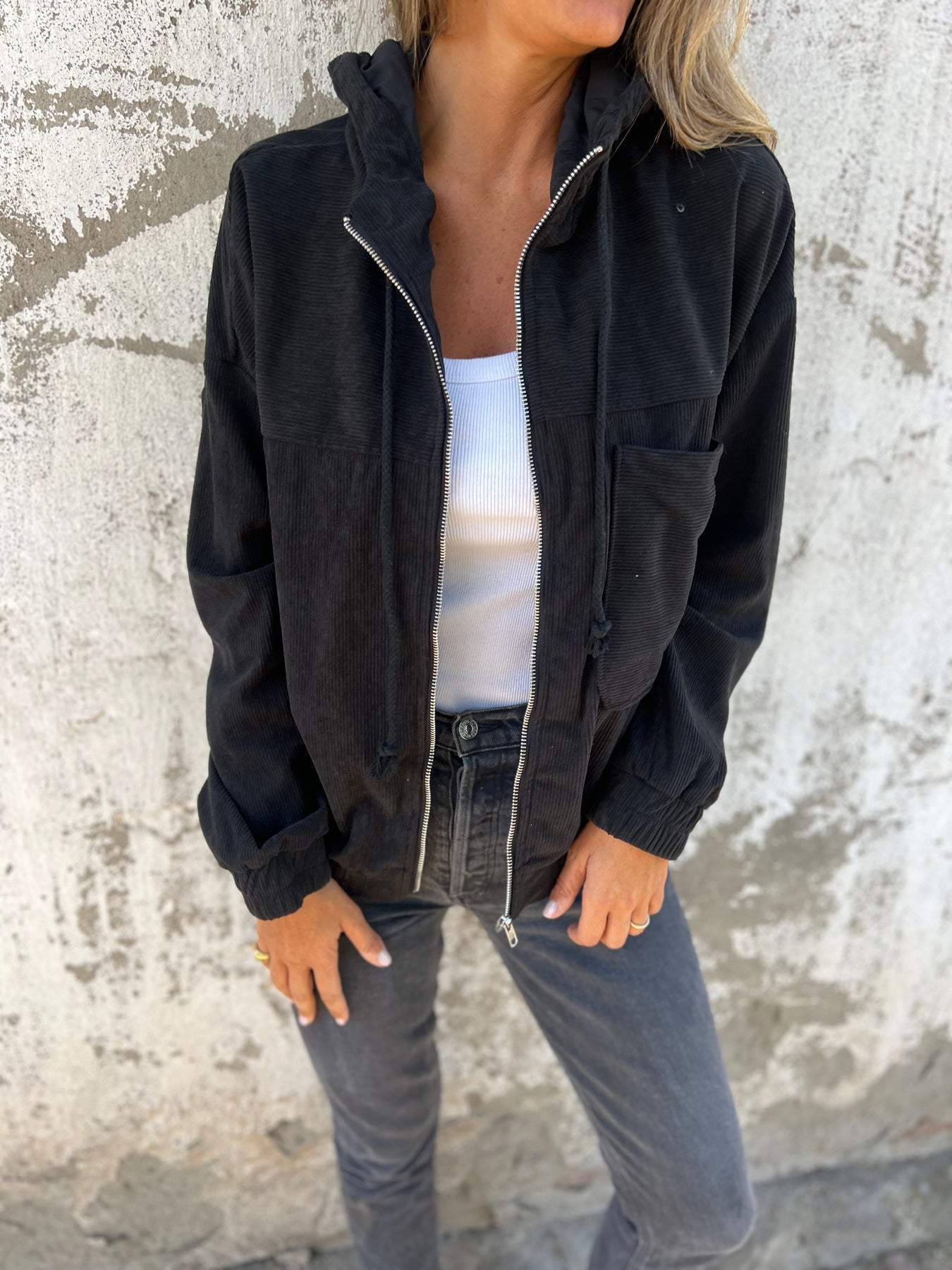 Jamie | Women's Hooded Zip-Up Jacket - Image 4