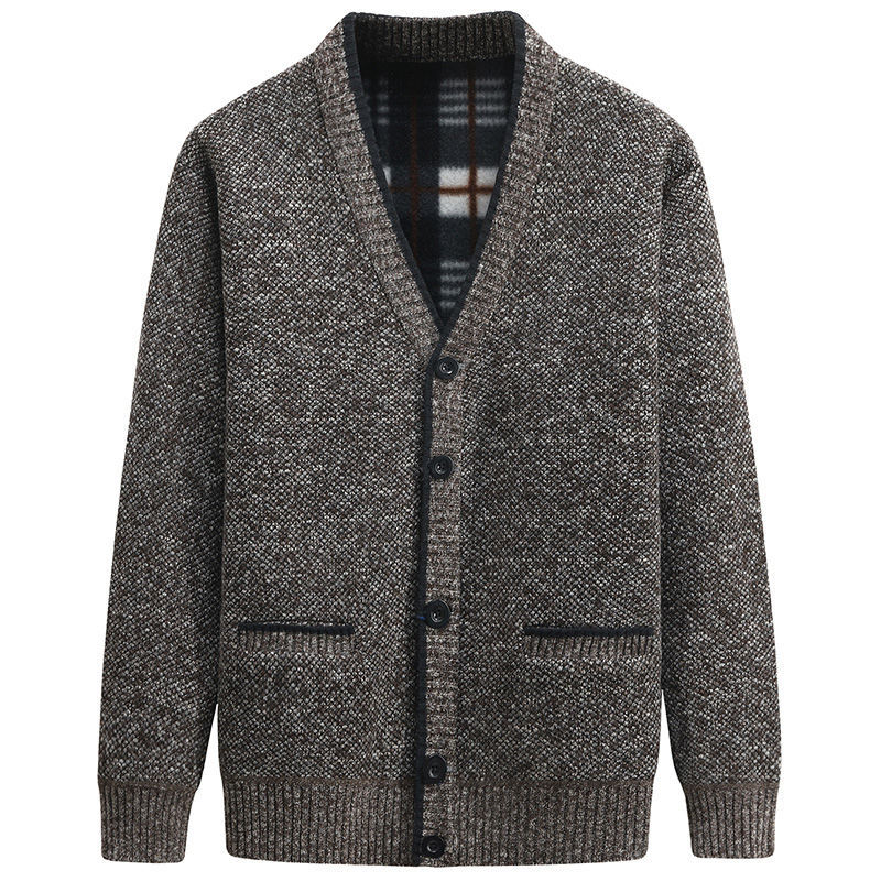 Clarence | Men's Button-Down Knit Cardigan - Image 2