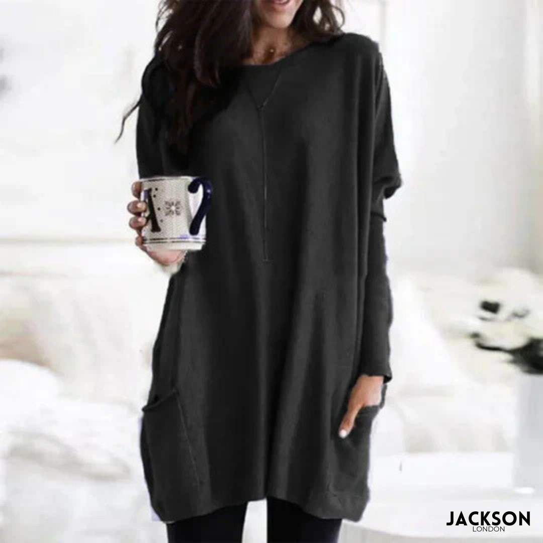 Faith | Women's Oversized Tunic Sweater Dress - Image 4