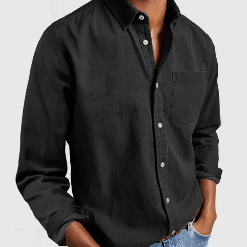 Landon | Men's Button-Down Casual Shirt - Image 5