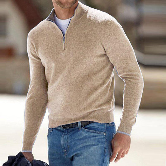 Eileen | Women's Quarter-Zip Relaxed Fit Pullover Sweater - Image 1