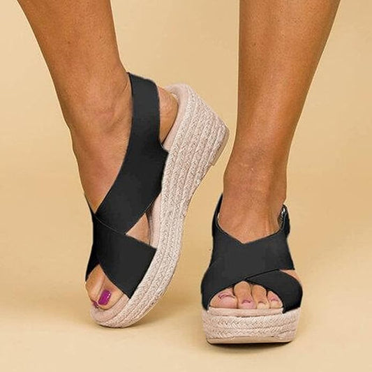 Women's Espadrille Platform Wedge Sandals - Image 1