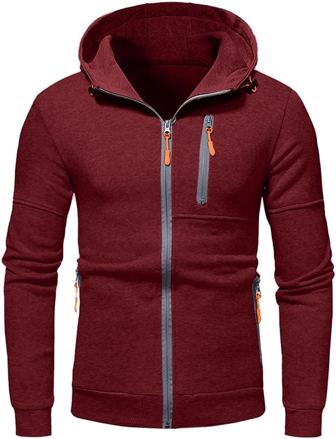 Colin | Men's Hooded Full Zip Jacket - Image 5
