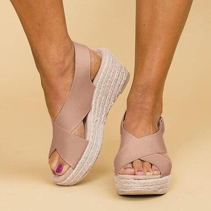 Women's Espadrille Platform Wedge Sandals - Image 2