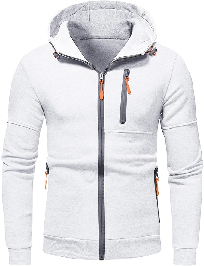 Colin | Men's Hooded Full Zip Jacket - Image 4