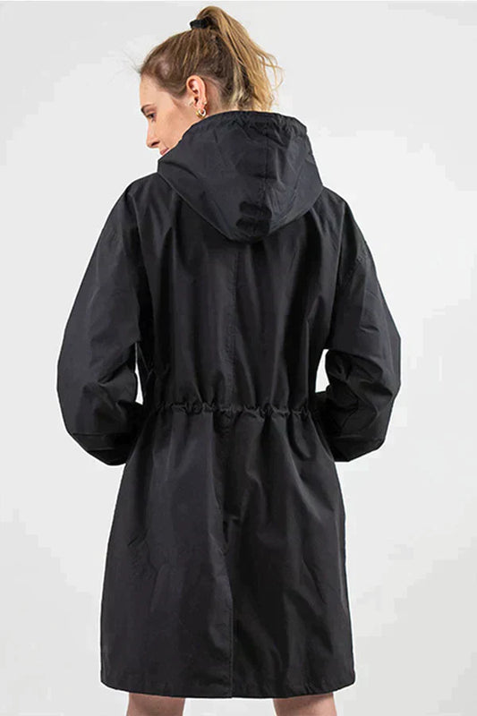 Priscilla | Women's Hooded Mid-Length Coat - Image 1