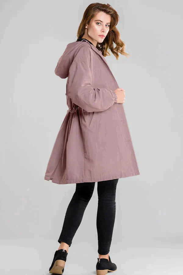 Priscilla | Women's Hooded Mid-Length Coat - Image 12