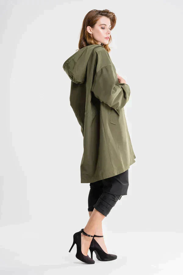 Priscilla | Women's Hooded Mid-Length Coat - Image 6