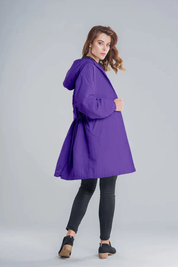 Priscilla | Women's Hooded Mid-Length Coat - Image 15