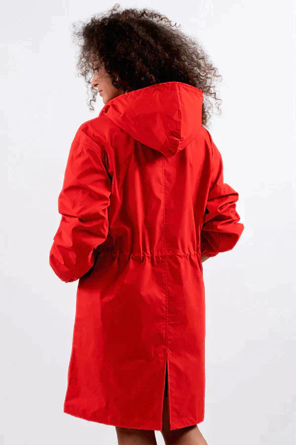 Priscilla | Women's Hooded Mid-Length Coat - Image 3