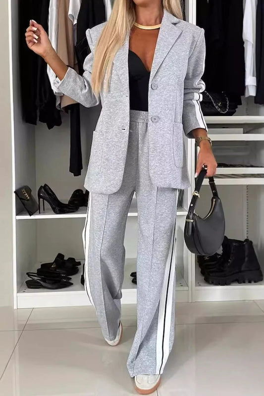 Janet | Women's Wide Leg Pants Suit Tracksuit - Image 1