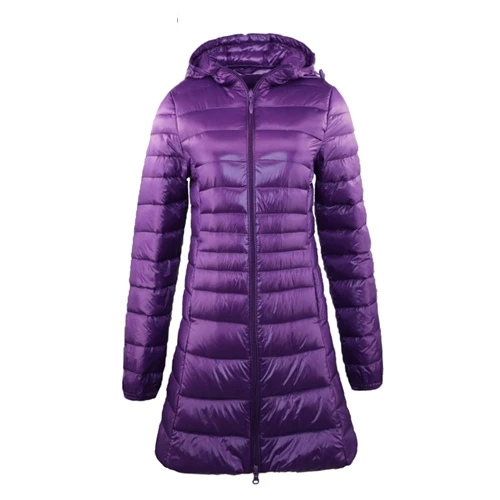 Dominique | Women's Hooded Long Puffer Jacket - Image 6
