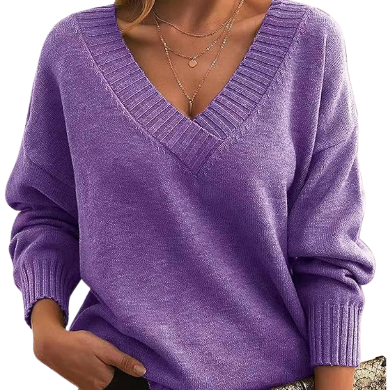 Faith | Women's V-Neck Pullover Sweater - Image 15