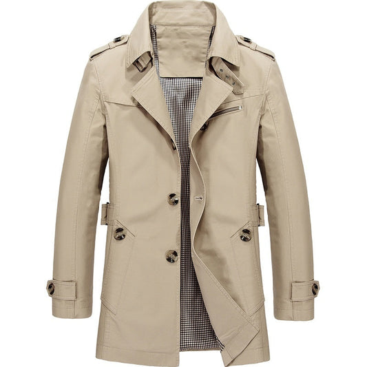 Colin | Men's Double Breasted Trench Coat - Image 1