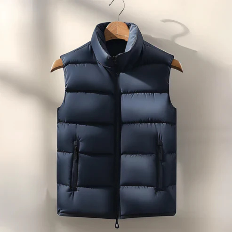 Angus | Men's Quilted Sleeveless Puffer Vest - Image 1