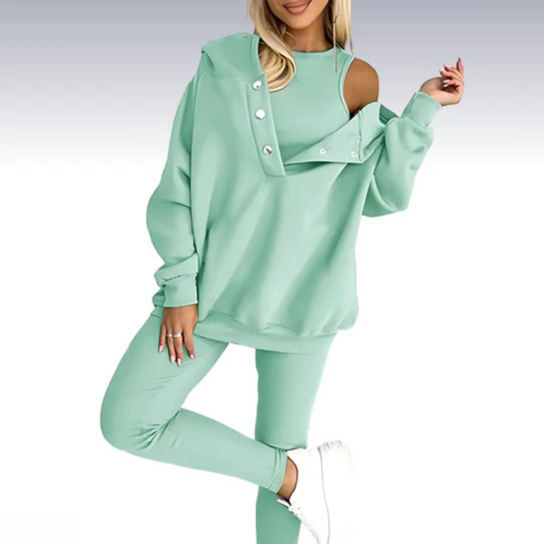 Bonnie | Women's Pullover Hoodie Two-Piece Set - Image 6
