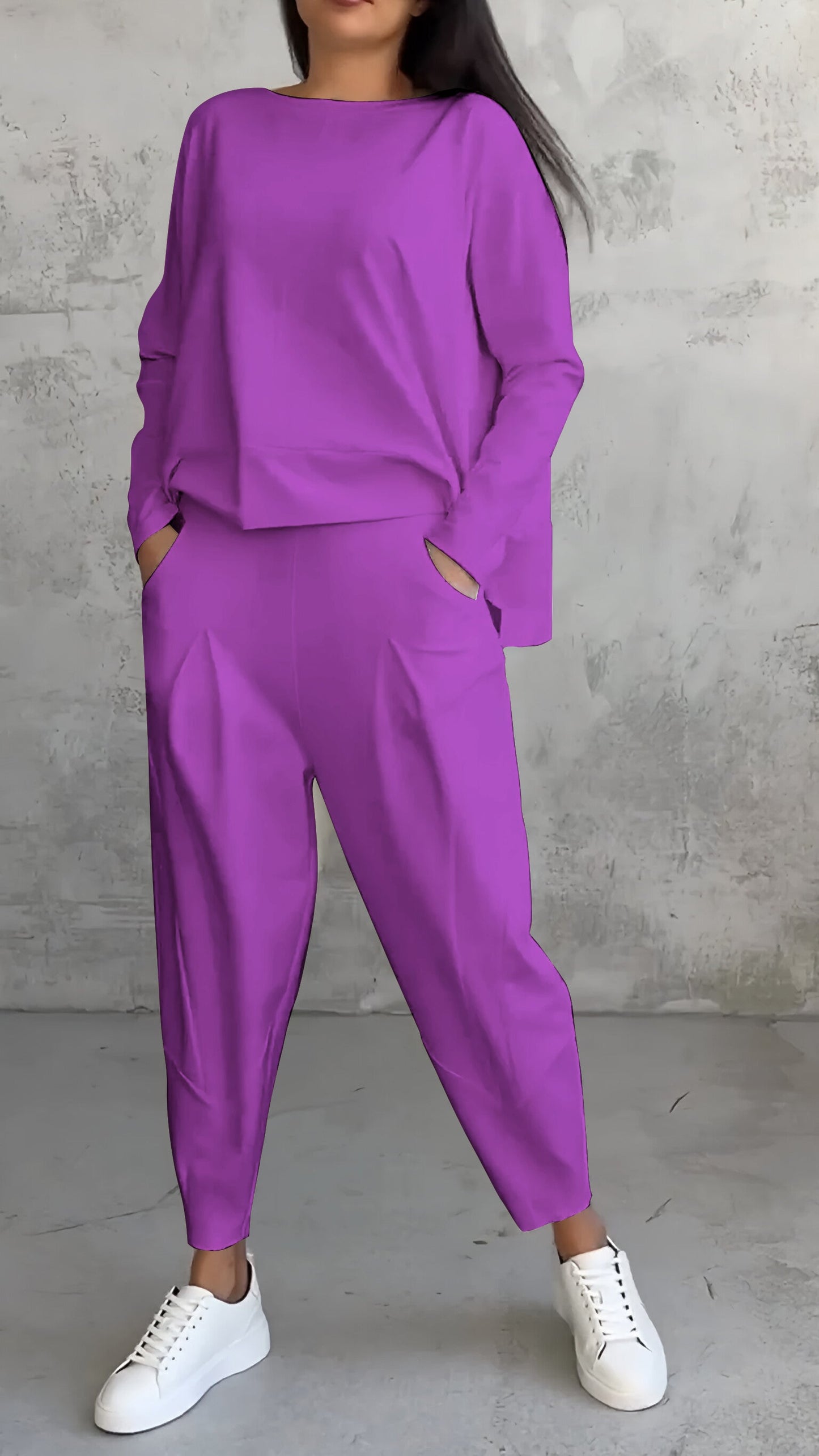 Anna | Women's High-Waisted Harem Pants - Image 11