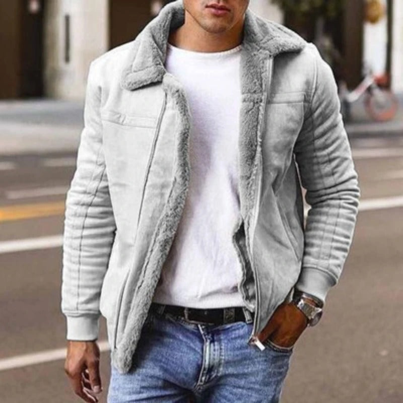 Perry | Men's Sherpa Collar Jacket - Image 3