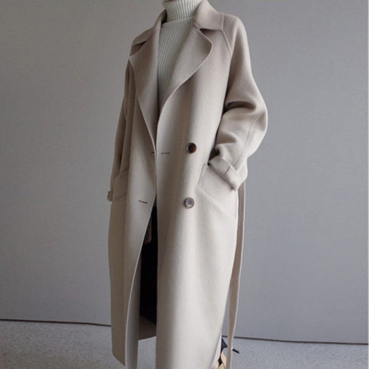 Tammy | Women's Double Breasted Long Coat - Image 1