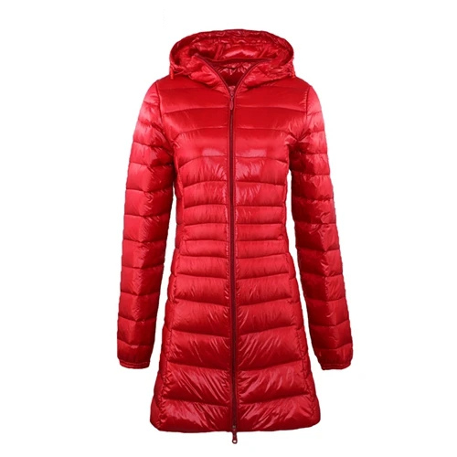 Dominique | Women's Hooded Long Puffer Jacket - Image 7