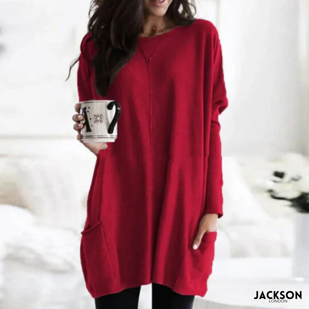 Faith | Women's Oversized Tunic Sweater Dress - Image 6