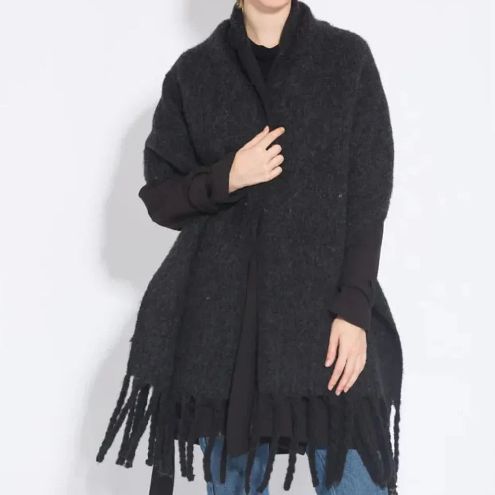 Irene | Women's Oversized Fringe Scarf - Image 17