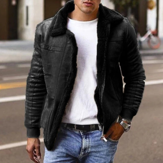 Perry | Men's Sherpa Collar Jacket - Image 1