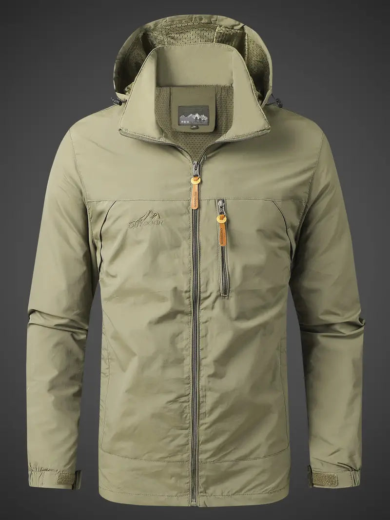 Jerry | Men's Hooded Lightweight Jacket - Image 5