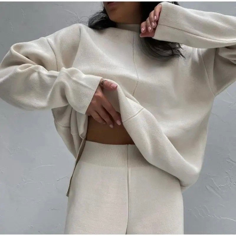 Sherry | Women's Oversized Crewneck Sweater - Image 8