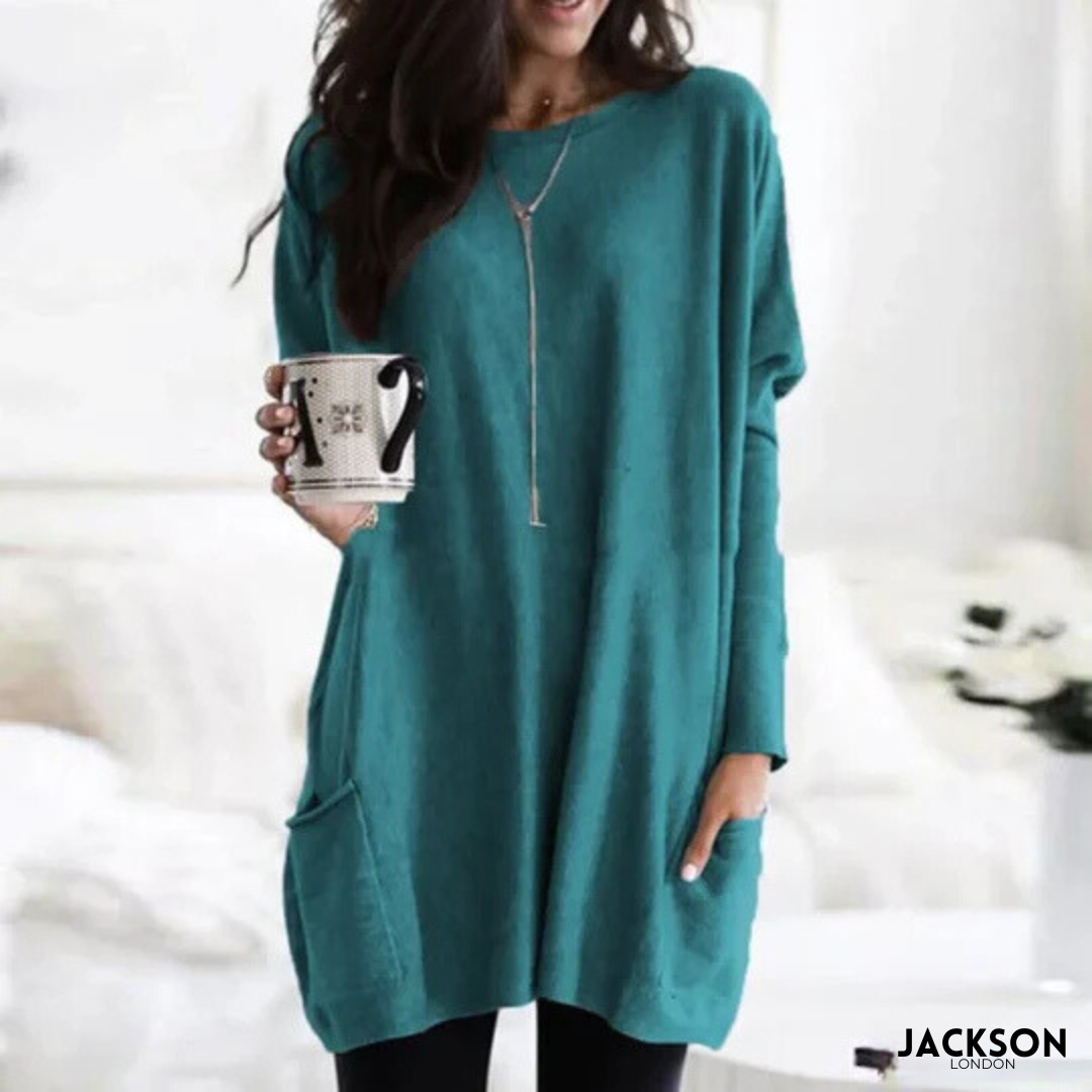Faith | Women's Oversized Tunic Sweater Dress - Image 7