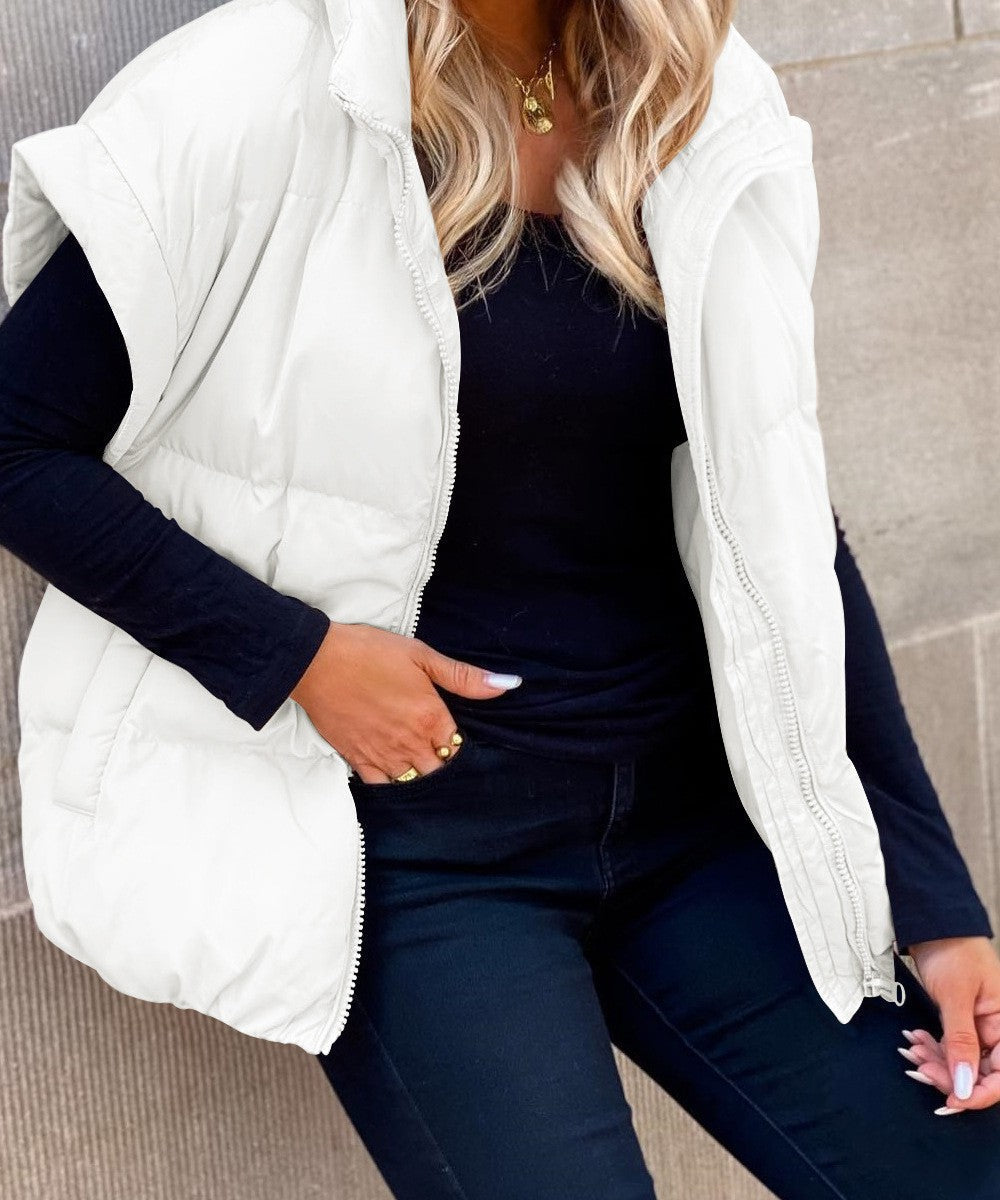 Maya | Women's Quilted Sleeveless Jacket - Image 4