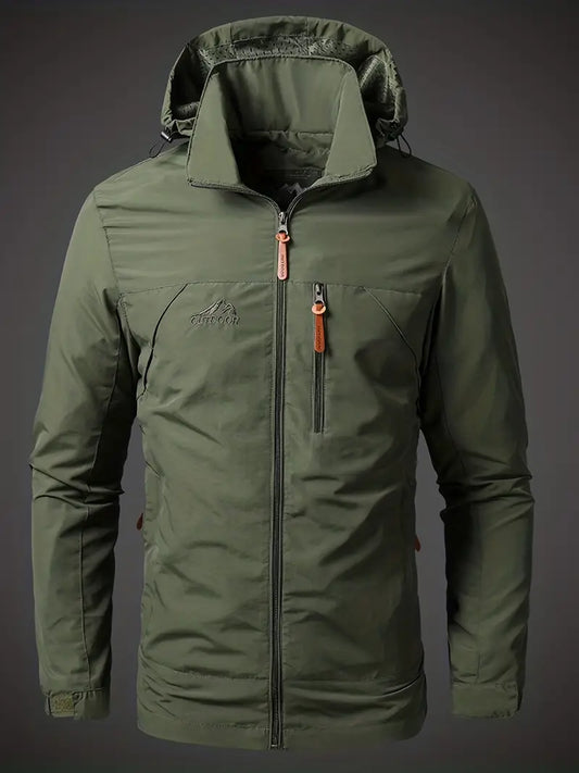 Jerry | Men's Hooded Lightweight Jacket - Image 1