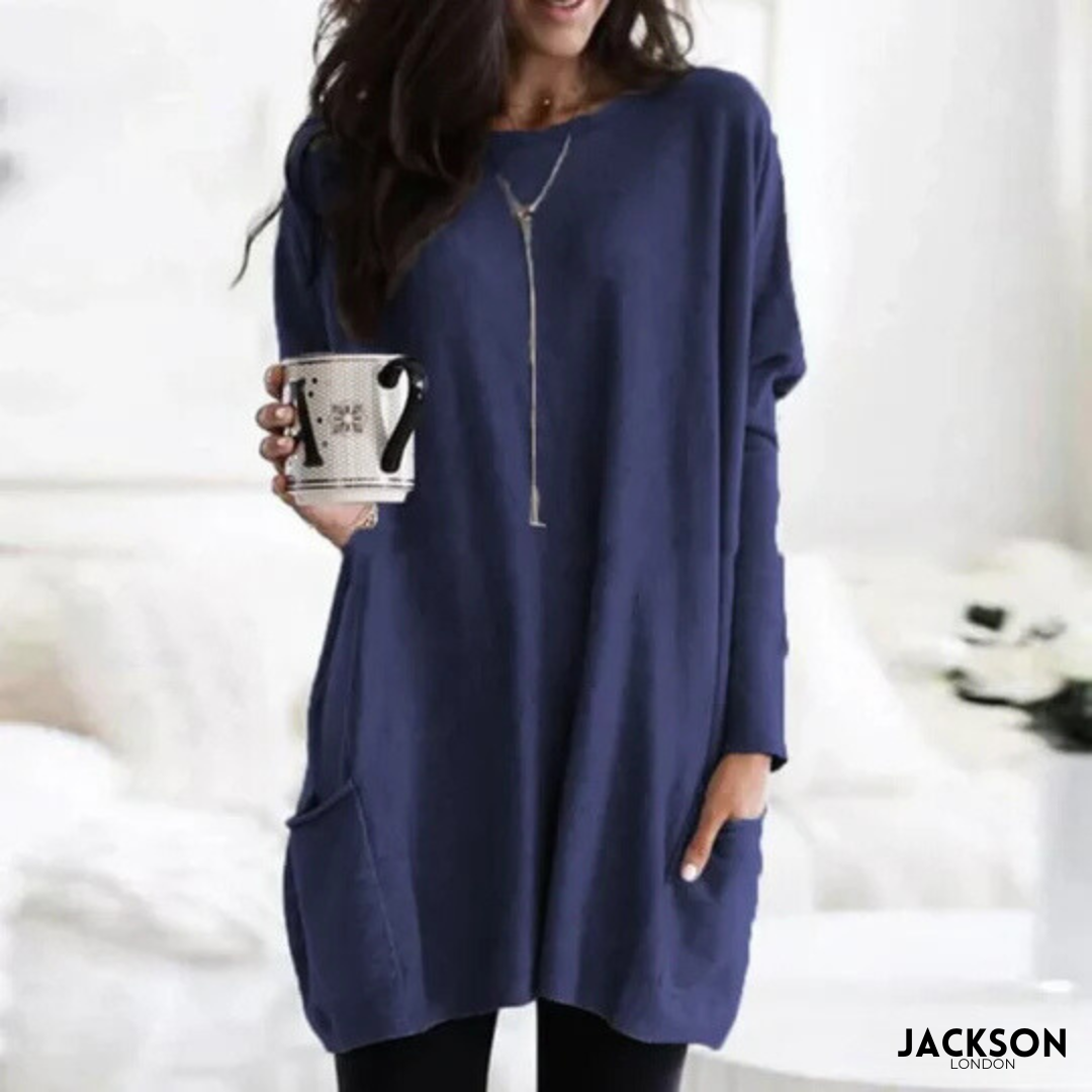 Faith | Women's Oversized Tunic Sweater Dress - Image 8