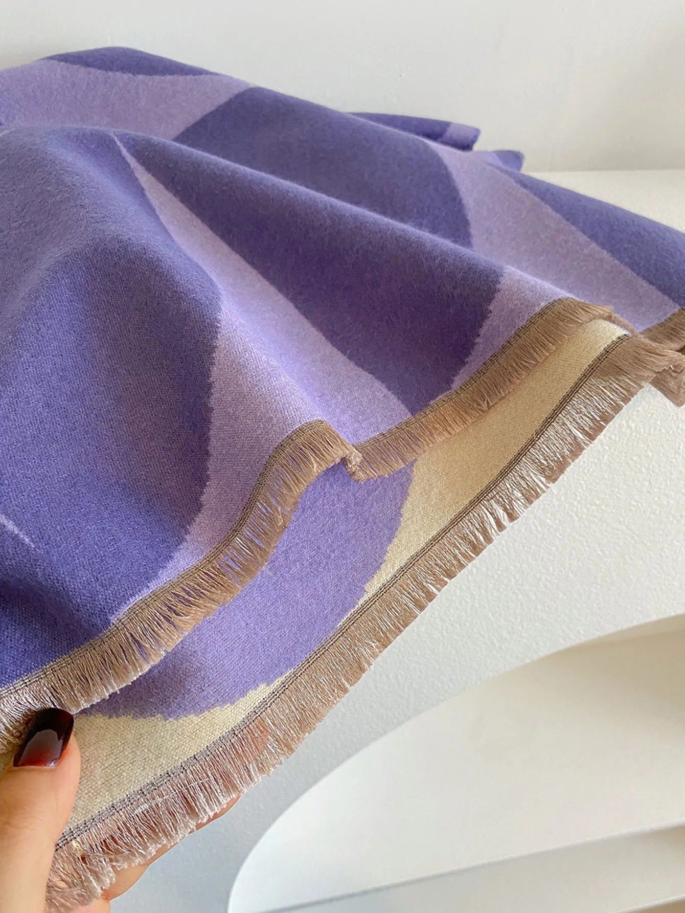 Vanessa | Women's Oversized Geometric Scarf - Image 10