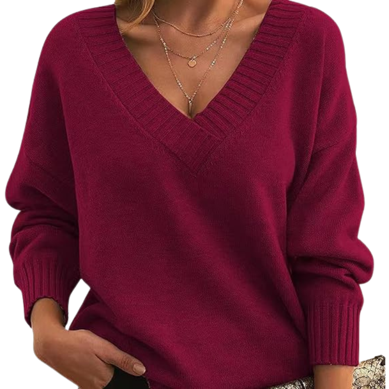 Faith | Women's V-Neck Pullover Sweater - Image 10