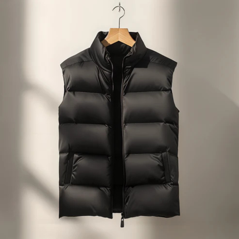 Angus | Men's Quilted Sleeveless Puffer Vest - Image 3