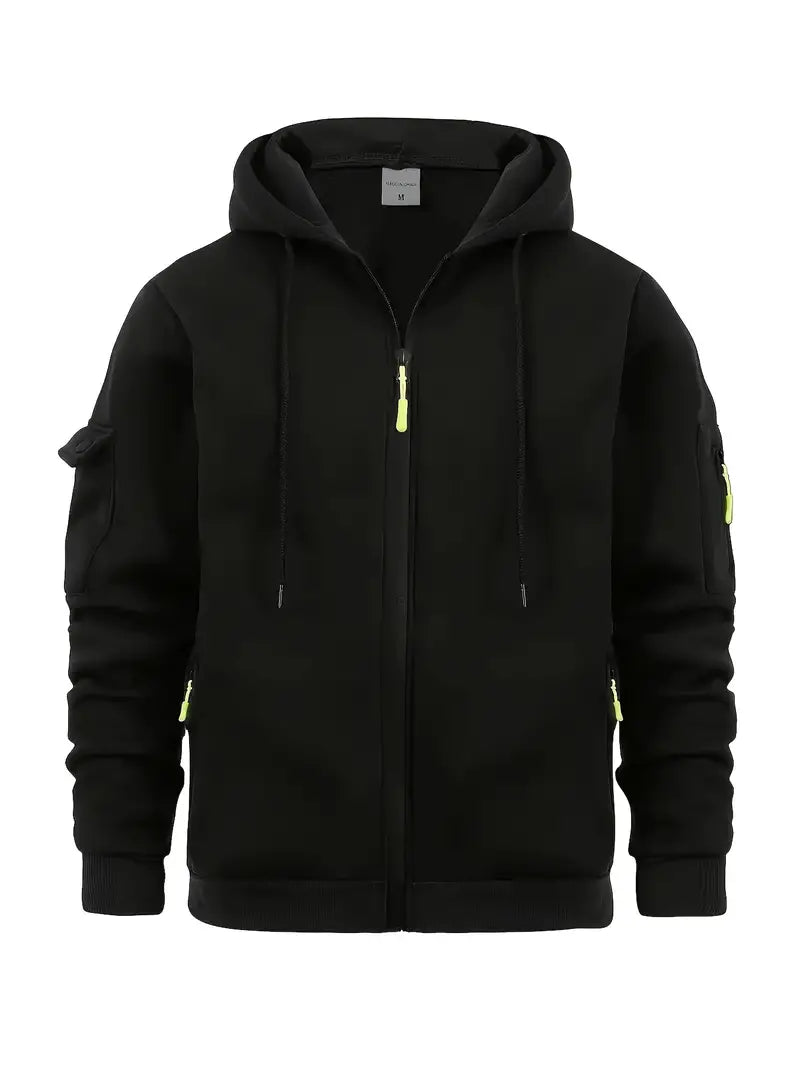 Rowan | Men's Full Zip Hoodie - Image 4