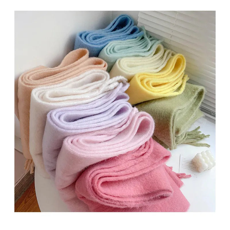 Irene | Women's Oversized Fringe Scarf - Image 4